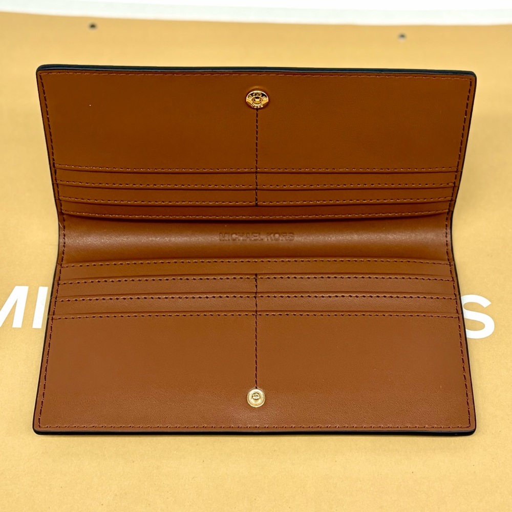 Michael Kors Reed Large Snap Wallet Vanilla - Picture 4 of 9